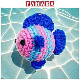 Móc Khoá Len Thủ Công Hình Cá - Mẫu 5