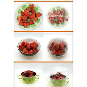 Mua Set 100 Màng Bọc Thực Phẩm Túi Gấu Có Chun Co Giãn Tái Sử Dụng