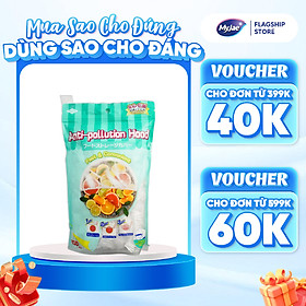 Màng Bọc Thực Phẩm PE Tái Sử Dụng Dạng Bo Chun MyJae, Màng Bọc Bảo Quản Thức Ăn (100 Cái/Gói)