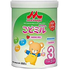 Sữa Morinaga Số 3 Hương Dâu - Kodomil 850g