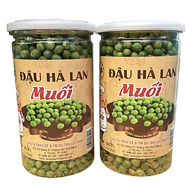 (COMBO 2 HŨ 800G) ĐẬU HÀ LAN SẤY MUỐI HIỆU TÂN LỘC PHÁT