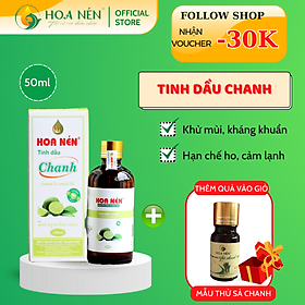 Tinh dầu chanh nguyên chất 10ml - 100ml - Hoa Nén - Thư giãn, thơm phòng, thanh lọc không khí