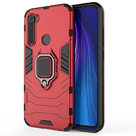 Ốp lưng cho Xiaomi Redmi Note 8 iRON - MAN IRING Nhựa PC cứng viền dẻo chống sốc