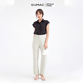 Quần tây nữ cơ bản ống suông GUMAC QB666