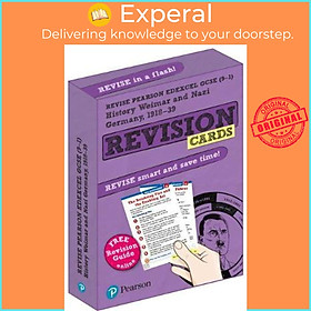 Sách - Pearson REVISE Edexcel GCSE History Weimar & Nazi Germany Revision Card by Victoria Payne (UK edition, paperback)