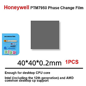 Honeywell PTM7950 Pad thay đổi pha cho máy tính xách tay GPU CPU Tistor Silicone Pad Thermal Pad Gasket 8,5W/MK