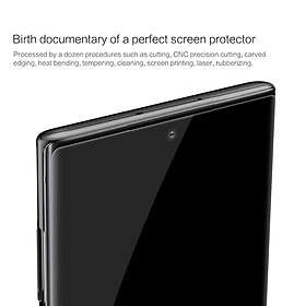 Miếng dán cường lực 3D full màn hình cho Samsung Galaxy Note 10 Plus / Note 10 Plus 5G hiệu Nillkin CP + Max ( Mỏng 0.23mm, Kính ACC Japan, Chống Lóa, Hạn Chế Vân Tay) - Hàng chính hãng