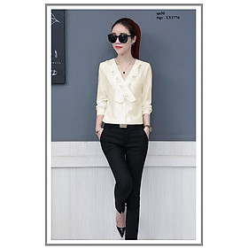 LV1776 ÁO SƠ MI NỮ NHÚN BÈO