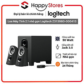 Mua Loa Máy Tính 2.1 nhỏ gọn Logitech Z313 980-000413 - Hàng chính hãng