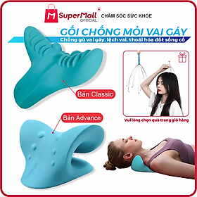 Gối massage cột sống cổ, bấm huyệt cổ vai gáy, hỗ trợ nắn chỉnh