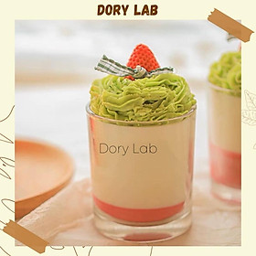 Nến Thơm Ly Matcha Dâu Tây Hàn Quốc, Quà Tặng Độc Đáo - Dory Lab