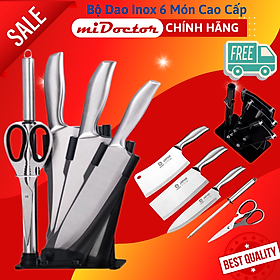 Mua Bộ dao 6 món sắc bén Nhật Bản - Chính hãng miDoctor