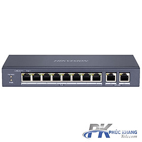 Mua Switch mạng 8 cổng PoE   2 cổng uplink 10/100/1000Mbps - HIKVISION DS-3E0310P-E/M (Hàng chính hãng)