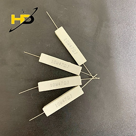Mua Điện Trở Bọc Sứ Trắng - Điện Trở Công Suất Dùng Cho Mạch Điện 10W 47R ( Combo 10 Con )