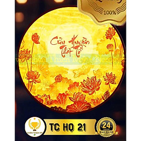Đèn thờ hào quang trúc chỉ in tròn_M1924
