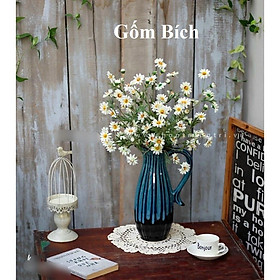 Hình ảnh Bình Hoa Lọ Hoa Dáng Bình Sữa Cao Gốm Sứ Bát Tràng