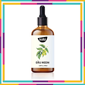 Dầu neem oil Kobi hữu cơ, nguyên chất, diệt bọ, trĩ, nhện đỏ, rệp, sâu, bảo vệ cây hoa hồng, phong lan, ép lạnh -100ml