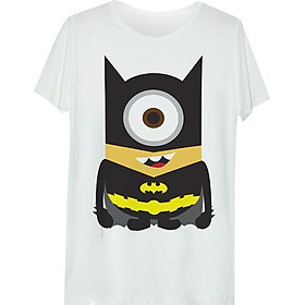 Áo thun tay màu Minions Batman ATFF062