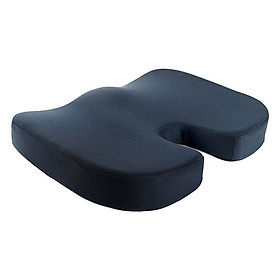 Slow Rebound Seat Cushion Memory Foam Coccyx Pad Tailbone Sciatica Lower Back Pain Relief for Office Desk Chairs Car