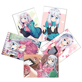 Tranh Poster SET 5 tấm Izumi Sagiri ANIME MANGA 21cmx30cm ảnh khác nhau