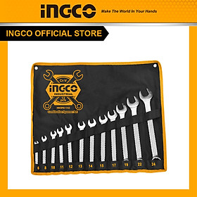 Mua Bộ 12 cờ lê vòng miệng (6-24mm) Ingco HKSPA1142