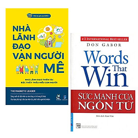 Hình ảnh Combo Hành Trình Trở Thành Nhà Lãnh Đạo Truyền Cảm Hứng, Quản Trị Nhân Lực Giỏi: Nhà Lãnh Đạo Vạn Người Mê + Sức Mạnh Của Ngôn Từ (Top Sách Bán Chạy Về Quản Trị Kinh Doanh)