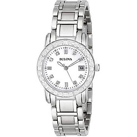 Bulova Women's 96R105 Diamond-Accented Stainless Steel Watch