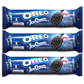 Bánh quy Oreo kem dâu combo 3 cây