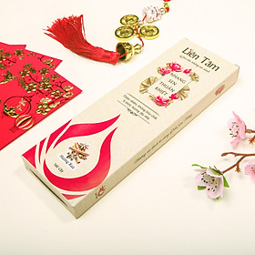 Mua Nhang Sen Hương Xưa Liên Tâm 20.5cm 160 cây - Ít khói  100% Từ Quế Hồi thiên nhiên