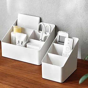 Mua Khay để đồ dùng nhỏ chia ngăn đựng mỹ phẩm văn phòng hộp nhựa đa chức năng để thiết bị điều khiển từ xa babo (TC29)