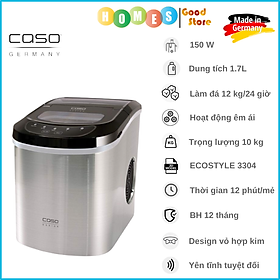 Máy Làm Đá Gia Đình CASO IceMaster Ecostyle 3301 Pro/3304 Icemaster Ecostyle - Nhập Khẩu Đức Cao Cấp, Thời Gian Làm Đá 0.5 Kg/Giờ Dung Tích 2.2 Lít Công Suất 90 W - Hàng Nhập Khẩu