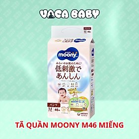 Tã Quần Moony Natural Bông Organic M46 (46 Miếng)