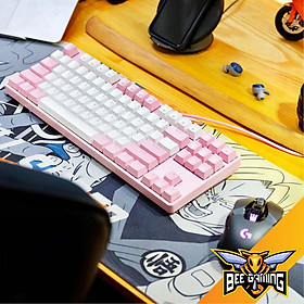 Mua Bàn phím cơ chính hãng Dareu - EK87 (Pink / Black / White