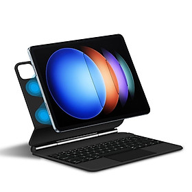 Magic Keyboard Bao da bàn phím magic keyboard OEM cho Xiaomi Pad 6S Pro 12.4 inch có trackpad, đèn led phím 7 màu