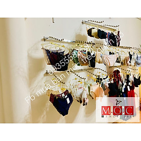 Mua Móc áo lót kim loại có kẹp để treo đồ lót bikini Combo 10 cái