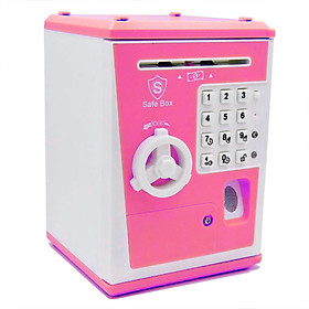 Electronic Multifunctional Money Saving Box with Voice Alarm Clock Money Bank Saving Box with Sound & Password &