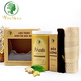 Bộ Liệu trình chườm bụng, giảm eo sau sinh Wonmom