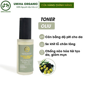 Nước Toner Oliu cân bằng da hữu cơ UMIHOME 50/100ml dưỡng ẩm dịu nhẹ