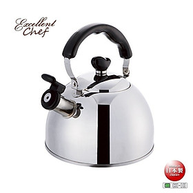 Ấm đun nước bếp từ Excellent, thân bằng Inox 18-8 không gỉ- hàng nội địa Nhật Bản