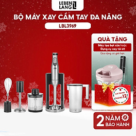 Mua Máy xay sinh tố cầm tay đa năng Lebenlang LBL3969  nhiều đầu thay thế  công suất 1200W  lưỡi dao inox 304  7 mức độ xay  dễ dàng tháo rời  bảo hành 2 năm - hàng chính hãng