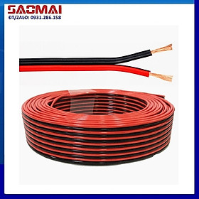 Mua 5m Dây Loa thùng  Loa Treble - Dây dẫn điện  dẫn tín hiệu màu đỏ đen