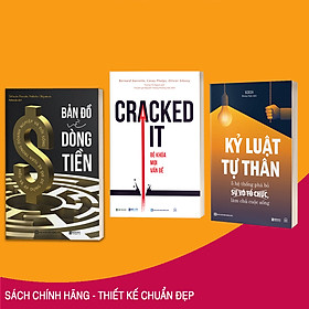 Bộ 3 Cuốn Tạo Dựng Thành Công Vững Chắc Với 3 Yếu Tố Then Chốt: Cracked It: Bẻ Khóa Mọi Vấn Đề, Bản Đồ Về Dòng Tiền Và Kỷ luật tự thân: 5 hệ thống phá bỏ sự vô tổ chức, làm chủ cuộc sống