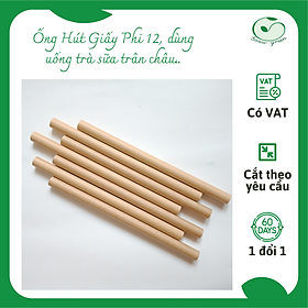 Mua Combo 100 Ống Hút Giấy Phi 12 Màu Nâu Kraft Dùng Uống Trà Sữa Trân Châu  Thức Uống Có Thạch