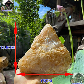 Mua Tam giác đá thạch anh hồng thô giải pháp hoàn hảo cho công việc căng thẳng - 2.14 Kg (15.5 x 14 (cm)