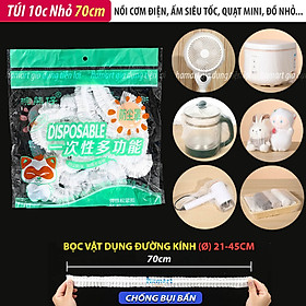 Mua Túi 10 Màng Bọc Phủ Đồ Gia Dụng Chống Bụi Bọc Lồng Quạt Nồi Cơm Điện Lò Vi Sóng Bảo Quản Tiện Lợi