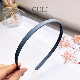 Băng đô cài tóc, Bờm cài tóc bản 1cm nhiều màu xinh xắn cho nữ - Culi accessories