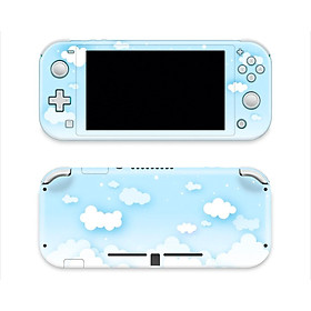 Mua Skin decal dán Nintendo Switch Lite mẫu Màu Pastel mây trời xanh màu trời (dễ dán  đã cắt sẵn)