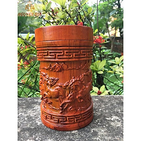 Mua Hộp đựng trà mã đáo thành công bằng gỗ hương