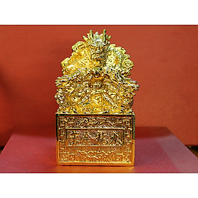 Mua Ấn rồng bằng đồng mạ vàng 24k