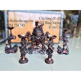 Mua Đỉnh Song Long Chầu Nguyệt Cao 60cm